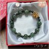 Chuỗi Mân Côi đá Cẩm Thạch xanh 8 Chuoi Man Coi da Cam Thach xanh Vong tay bang da Qua tang Cong Giao 1