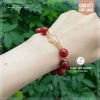 Chuỗi Mân Côi đá Mã Não đỏ 5 Chuoi Man Coi da Ma Nao do Vong tay bang da Qua tang Cong Giao 1