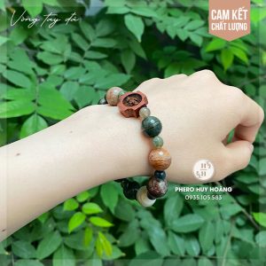 Chuỗi Mân Côi đá Ưu Linh 12mm