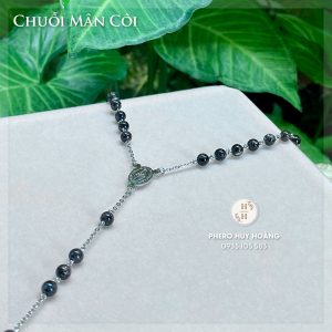 Chuoi Man Coi 50 bang Da Thach Anh Toc Den Thanh Gia Mat Me chat lieu thep inox khong gi 5