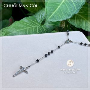 Chuoi Man Coi 50 bang Da Thach Anh Toc Den Thanh Gia Mat Me chat lieu thep inox khong gi 6