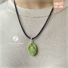 Dây chuyền - Mặt Đá Serpentine chạm khắc Đức Mẹ Ban Ơn 11 Day chuyen Mat Da Serpentine cham khac Duc Me Ban On kich thuoc dai 3cm 2