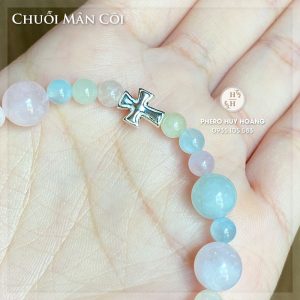 Chuoi Man Coi bang da Beryl da sac ket hop Thanh Gia Bac 925 3