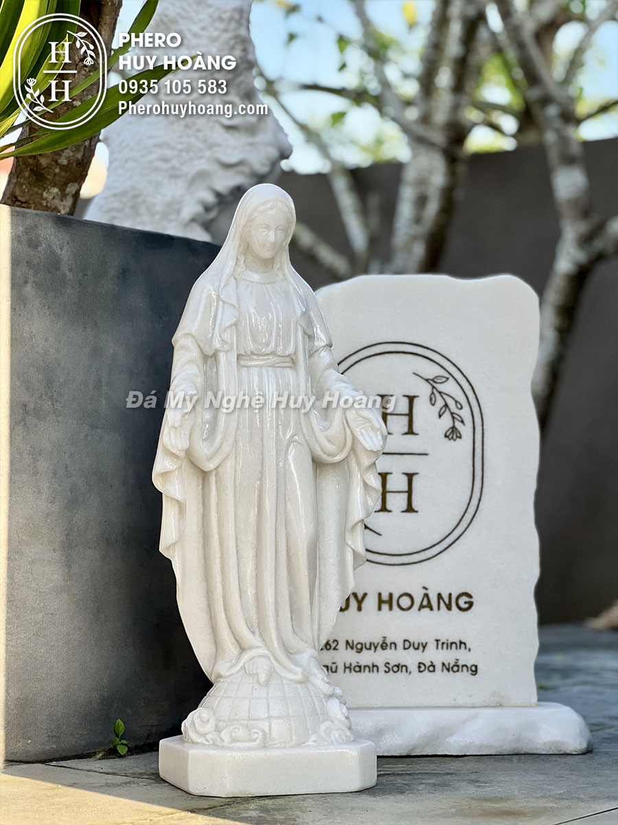 Tượng Đức Mẹ Ban Ơn bằng đá 10 Tượng Đức Mẹ Ban Ơn bằng đá
